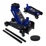 Cric Hidraulic Crocodil 3T Baug, Inaltime 135-460mm, Roti, Cauciuc Protectie, BEST, Atelier/Graj