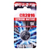 Baterie litiu Maxell CR2016 3V 90mAh, 20 x 1.6 mm, blister