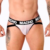 MACHO - Suport pentru bărbat - model MX26X1 - culoare albă, MACHO UNDERWEAR