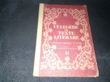 CULEGERE DE TEXTE LITERARE PENTRU CLASELE V VIII