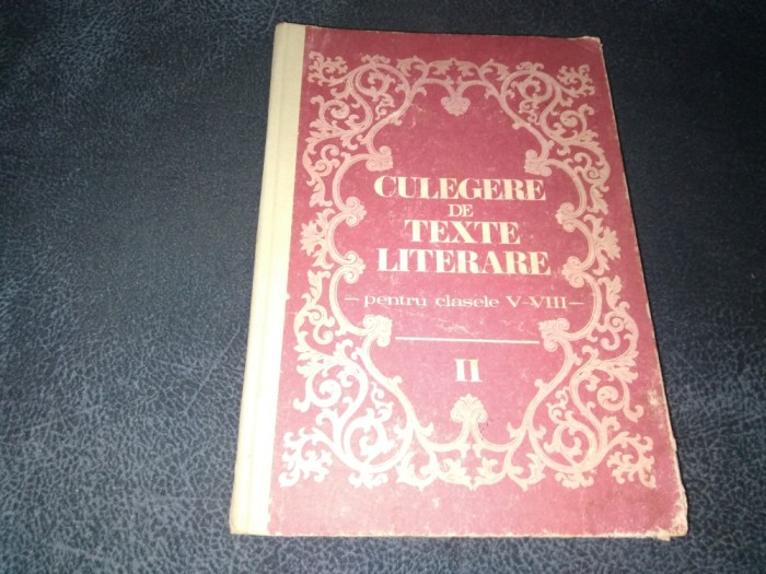 CULEGERE DE TEXTE LITERARE PENTRU CLASELE V VIII