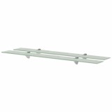Cumpara ieftin Rafturi suspendate, 2 buc., 90 x 10 cm, sticla, 8 mm