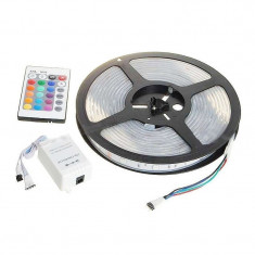 Kit Banda LED RGB Multicolora Transformator 2A Telecomanda