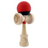 Kendama X Originala, Profesionala, Cyrax, Cupe Mari KING SIZE V3, Rubber Grip, Gaura in Baza, Rulment Metalic, din lemn 18 cm, Ata 62/65 cm, Bicolor R
