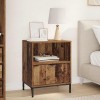 VidaXL Noptieră cu sertar Lemn vechi 49 x 36 x 61 cm Lemn compozit 883490