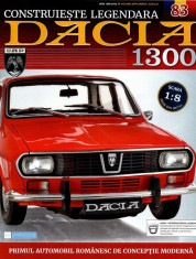Macheta auto Dacia 1300 KIT Nr.83 - elemente portiera stg-spate part5, scara 1:8 Eaglemoss foto