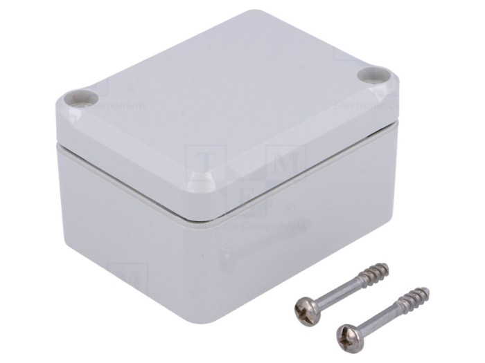 Carcasă universală ABS gri IP65