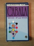 ELEMENTE DE CABALA de WILL PARFITT , 1996