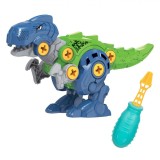 Jucărie Constructivă Dinozaur, Multicolor, Asamblare Demontare, V&acirc;rstă 3+ Ani, Plastic, Oem