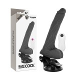 Basecock-Vibrator Realist Articulabil cu Telecomandă 18.5 cm