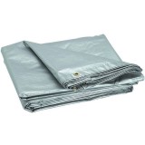 Prelata impermeabila rezistenta UV, 6x10 metri, 150 g/mp, inele de prindere, argintiu, DSH, 104077