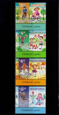 RO 2017 LP 2148 &amp;quot;Jocurile copilariei &amp;quot; - serie + diferite tabs ,MNH foto