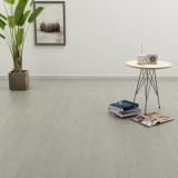 VidaXL Plăci autoadezive pardoseală gri deschis PVC 4,46 m&sup2; 3 mm