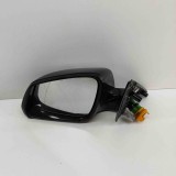 Oglinda Laterala Stanga BMW Seria 5 F10 2010-2017, OEM 7350645, Negru/Portocaliu, Unghi Mort, Garantie 12 Luni