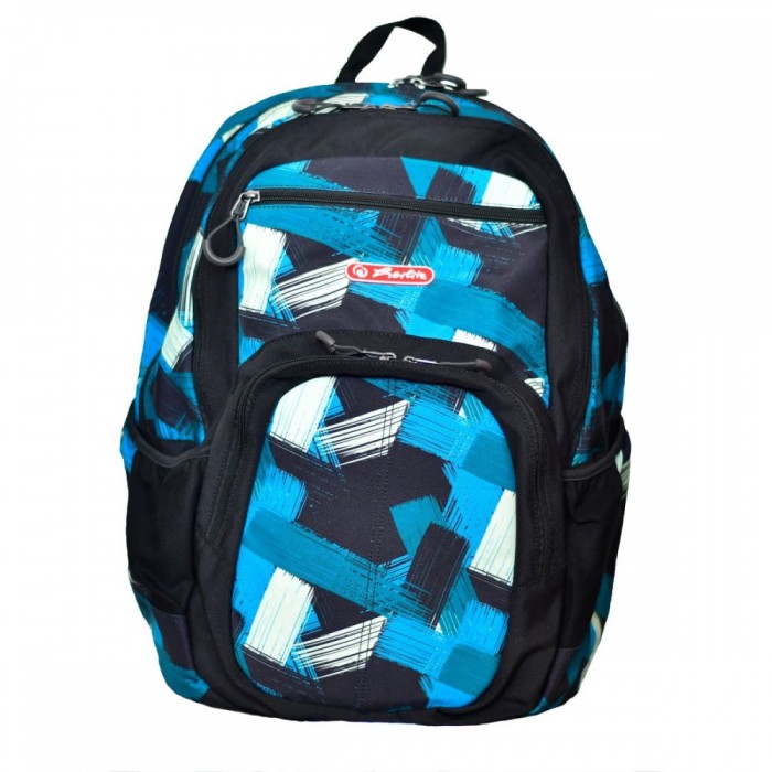 Rucsac Herlitz Rocky cu doua compartimente, compartiment pentru laptop, motiv Modern Art Rucsac Herlitz Rocky cu doua compartimente, compartiment pentru laptop, motiv Modern Art