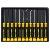 Set 12 Surubelnite Precizie Topmaster 220103: Torx, Phillips, Drepte, Carlig - Ergonomice, 75mm
