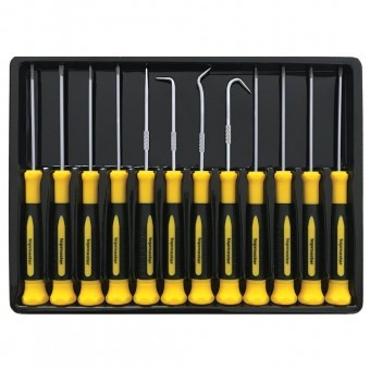 Set 12 surubelnite de precizie Topmaster 220103, Torx, Phillips, Drepte foto