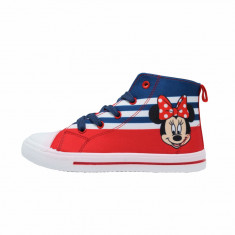 Tenisi cu licenta Disney Minnie Mouse rosu navy marimi 25-32 foto