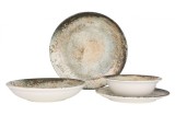Rinart Set de vesela (Medium) - Obvara - 24 bucăți - 6 persoane - Porţelan