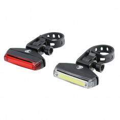 Set far si stop spate cu LED pentru bicicleta, Ilumia Garage AutoRide foto