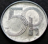 Moneda 50 HALERU - CEHIA, anul 1993 *cod 2827 A = UNC