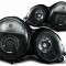 Faruri Angel Eyes Mercedes E-Class W210 S210 (1995-05.1999) Negru Performance AutoTuning