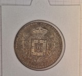 Portugal ,Portugalia, 500 reis 1899, Argint, KM#535, Carlos I, stare buna, Europa