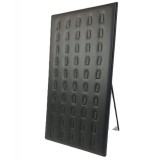 Cumpara ieftin Panou de Expunere pentru 100 de Inele &ndash; Piele Ecologică &ndash; 35 x 20 cm &ndash; Negru /