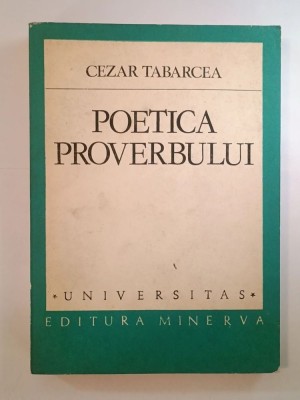 Cezar Tabarcea (dedicație) - Poetica proverbului foto