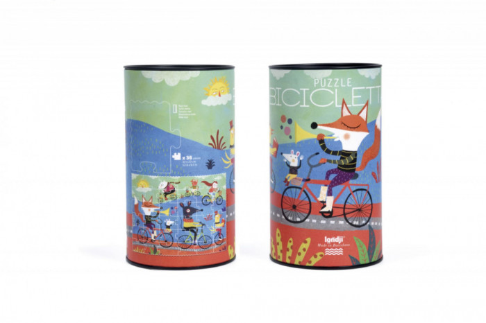 Puzzle Londji, Cu bicicleta