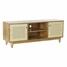 Mobilă TV DKD Home Decor Maro 140 x 38 x 53 cm Brad Natural Ratan