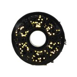 Instalatie brad de craciun lineara, 8 jocuri de lumini, 50 m din care 1m prelungitor 220v, 498 led, controler, protectie anti-inghet, alb cald, Oem