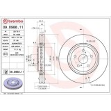 Set disc frana Lexus Rx (L2) 10.15-; Toyota Rav 4 5 (A5 H5) 12.18-, Rav 4 5 Van (A5 H5) 12.18-, Fata, 328X34mm, ventilat, Brembo