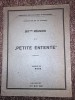 Six-ieme REUNION de la PETITE ENTENTE dessins de ROOS Bucharest 9-11 mai 1925