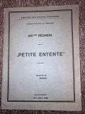 Six-ieme REUNION de la PETITE ENTENTE dessins de ROOS Bucharest 9-11 mai 1925