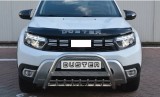 Bullbar fata din inox compatibil Dacia Duster II 2018-2024, Oem
