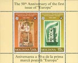 MOLDOVA 2005, Aniversari - 50 de ani EUROPA CEPT, serie neuzata, MNH