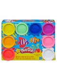 Set Plastilina Play-doh Rainbow Non Toxic 8 Colours Cans (e5062eu40)