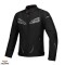 Geaca (jacheta) barbati pentru scuter - motocicleta Racing/Roadster Ixon All season model Caliber WP MS culoare: negru Negru 4XL