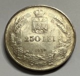 250 Lei 1939 Argint, Romania a UNC