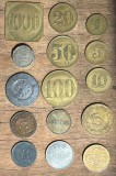 Cumpara ieftin LOT JETOANE!(ALAMA,PLUMB,CONTROL TELEFOANE,ROMANIA REGALISTA/MONEDA 10 BANI 1954