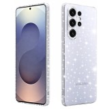 Husa sclipici Samsung Galaxy S26 Ultra Asteroid GSM SparkleSkin, transparenta