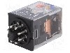 Releu electromagnetic, 24V DC, 10A, DPDT, serie MKS, OMRON - MKS2PIN DC24