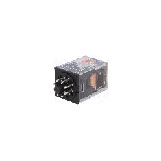 Releu electromagnetic, 24V DC, 10A, DPDT, serie MKS, OMRON - MKS2PIN DC24