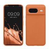 Husa Kwmobile pentru Google Pixel 8, Portocaliu, Silicon, KWM0000208F016C, Carcasa