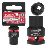 Cheie tubulara de impact cu 6 puncte 1 / 2&quot;, 12 mm, Tvardy T00210-12