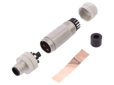 Mufă M12 8-PIN tată DeviceNet/CANopen IP67 pe cablu foto
