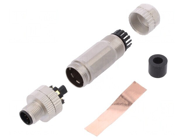 Mufă M12 8-PIN tată DeviceNet/CANopen IP67 pe cablu