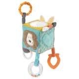 Cub din plus cu activitati Funky Fehn, 10 x 10 cm, 0 luni+