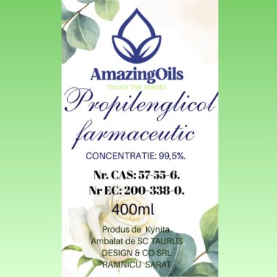 Propilenglicol 99,5%. 400ml&amp;ndash; Solvent pentru uleiuri și parfumuri foto